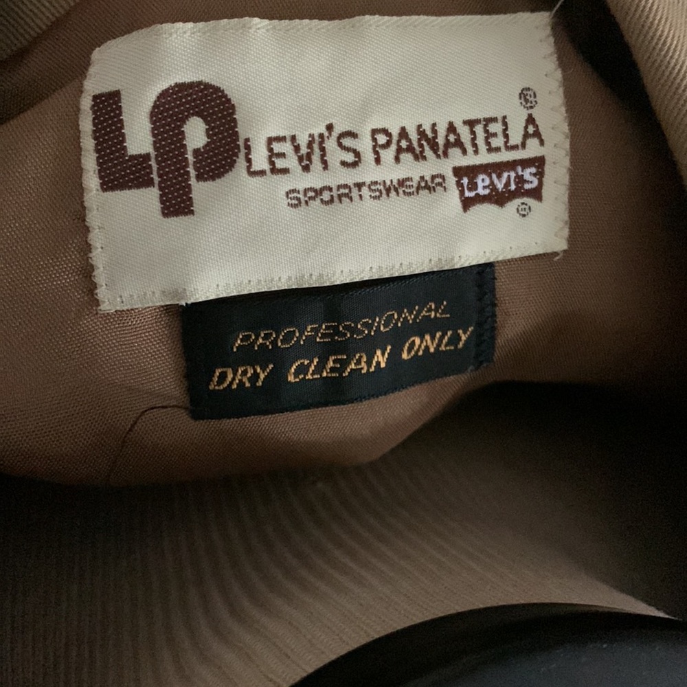 Vintage Safari 70's Levi's Panatela Button up short sleeve Size Medium - Picture 6 of 6